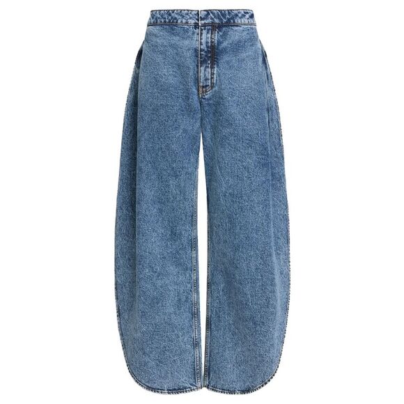 ALAIA Handbags - Alaia Women Petal Denim Pants With Side Slit